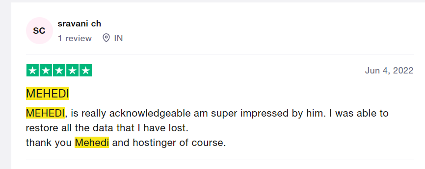 Review by Sravani CH